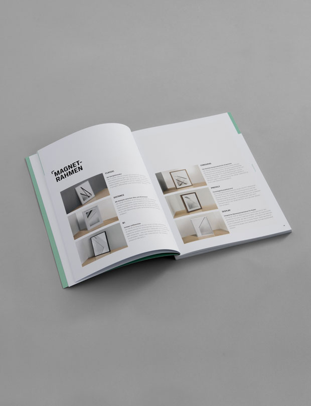 HALBE Rahmen, HALBE; Rahmen, Graphic Design; Redesign; Rebranding; Catalogue; Flyer; Picture Language; Creative Direction; Editorial Design; German Design Award; Print; On-Air; Publication; Branding