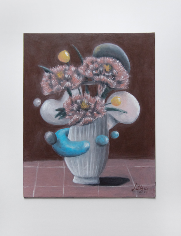 Supersoft; Bouquet; Jelly; Vase; Flower; Jelly; Flowers; Interior; Art; Painting; Oilpastel; Acrylic; Illustration