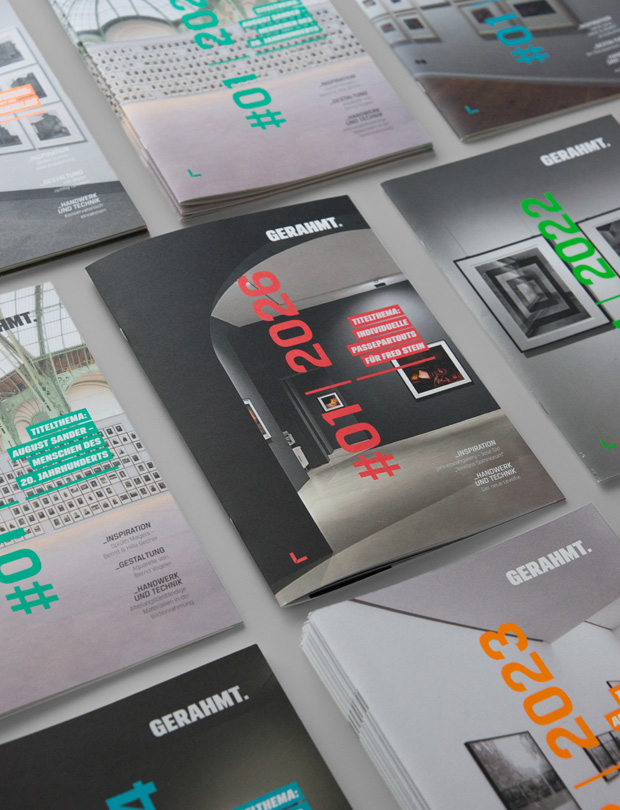 HALBE Rahmen, HALBE; Rahmen, Graphic Design; Redesign; Magazine; Flyer; Creative Direction; Editorial Design; Print; Publication; Branding